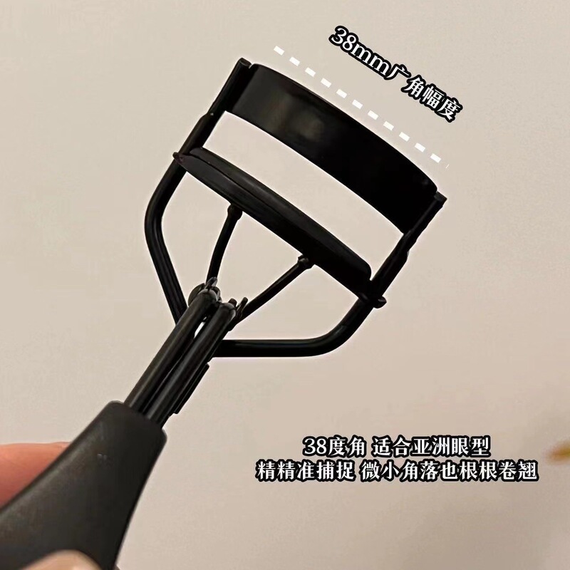 D家迪まつげクリップ美化粧ツールスポット黒滑り止めカールセット超使いやすいシンプルなソフトゴム美化粧クリップ|undefined