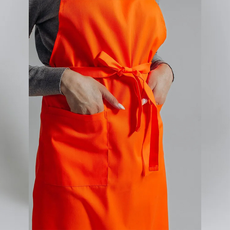 Transfronterizo 2025 nuevo delantal herramientas Ni verano delgado cuello colgante simple estilo coreano café ropa de trabajo delantal mujer