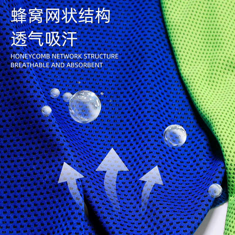 外贸跨境批发吸水透气降温冰凉巾工厂直发冰凉感冰丝透气冷感冰巾