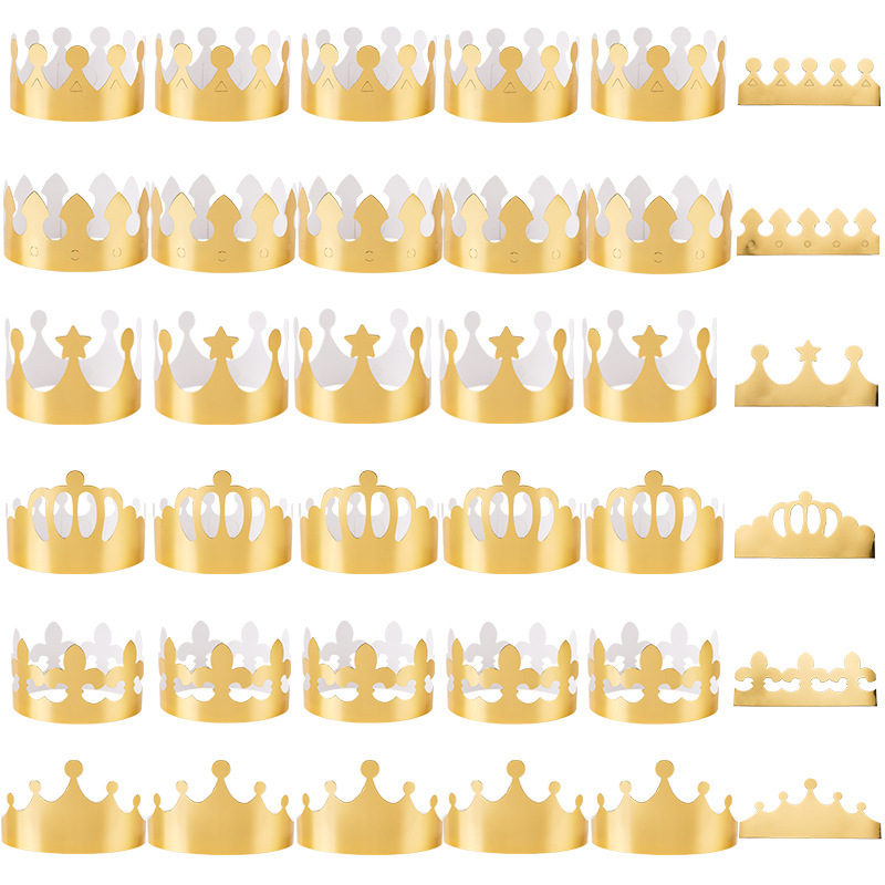 Birthday Hat Paper Hat Amazon Cross-Border Crown Hat Party Hat Adults and Children Headwear Holiday Gifts Toys Wholesale Birthday Hat Paper Hat Amazon Cross-Border Crown Hat Party Hat Adults and Children Headwear Holiday Gifts Toys Wholesale