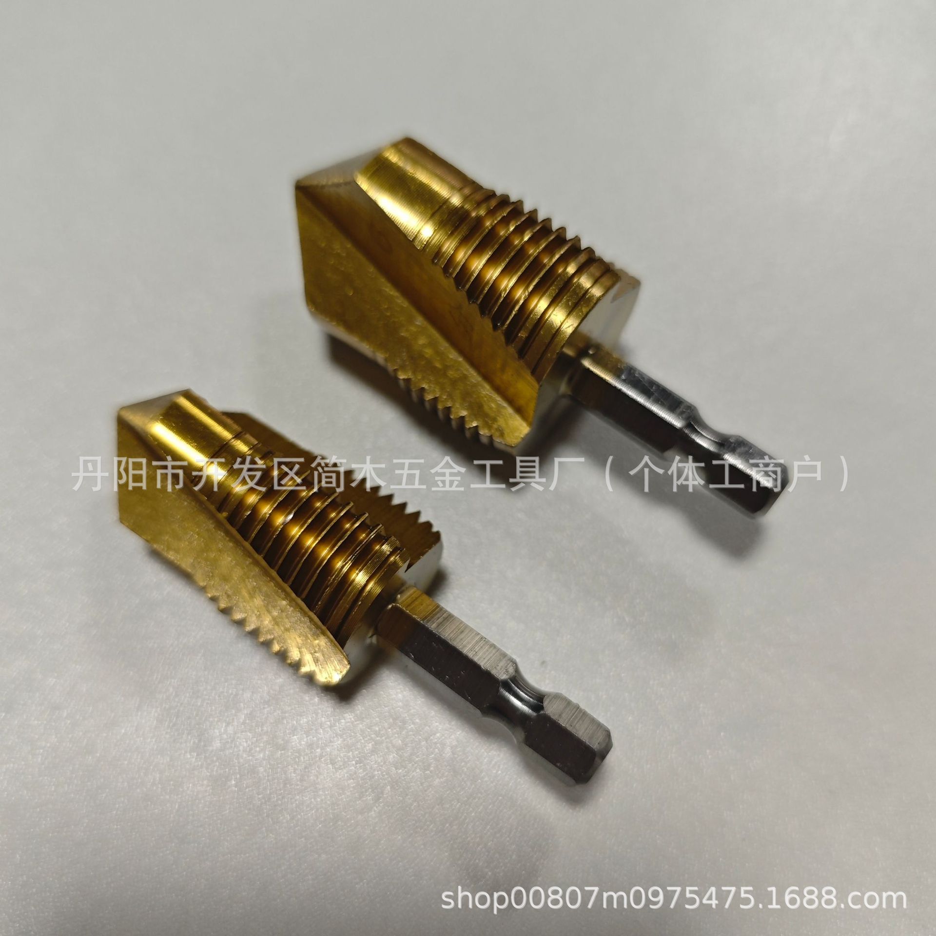 3날 리프팅 포트 + 태핑 일체형 4포인트 + 6포인트 드릴, 골드 세트