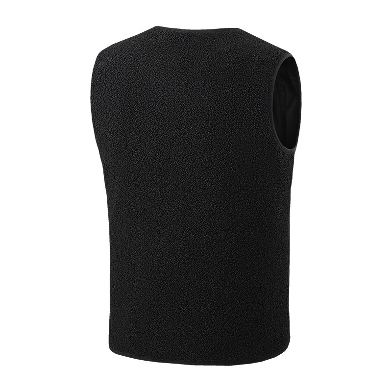 秋冬智能发热衣服电热马甲泰迪绒保暖USB恒温16区发热服马甲背心|undefined