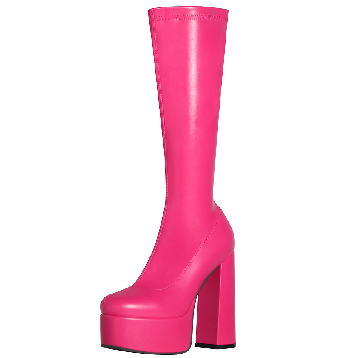New sexy high water platform long elastic boots high heels fashion boots_voghion.com
