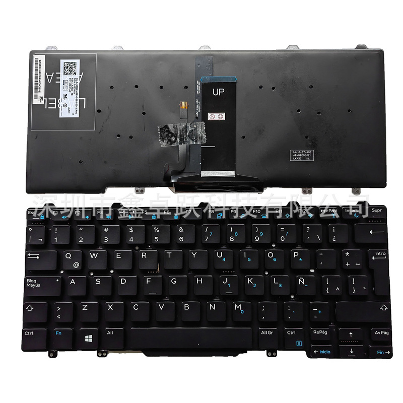LA for Dell Latitude 3340 3350 laptop keyboard with pointing with backlight LA for Dell Latitude 3340 3350 laptop keyboard with pointing with backlight