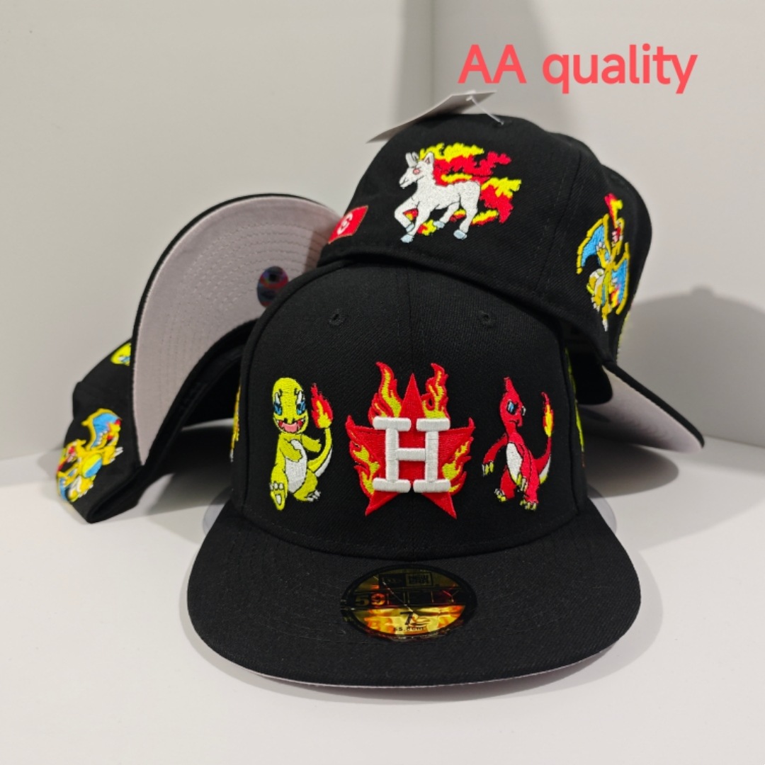 Gorra de béisbol de la liga de equipos de comercio exterior transfronterizo, novedad 2026, superventas, con patrón AA, de ala plana, a la moda y de talla estándar.