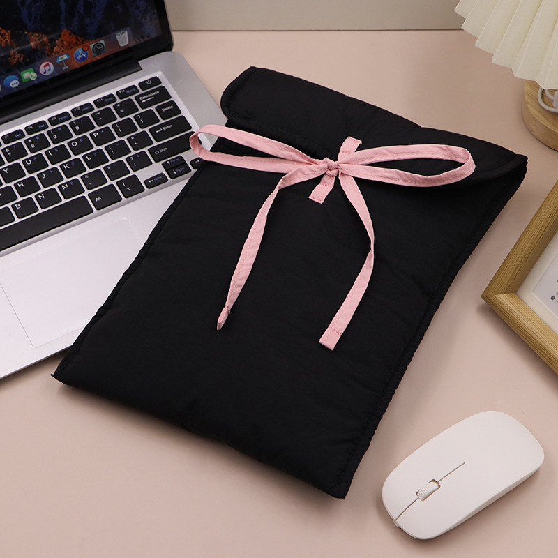 In-stock ins-style Korean fabric tablet case, shockproof tablet bag, portable anti-loss tablet storage clutch bag