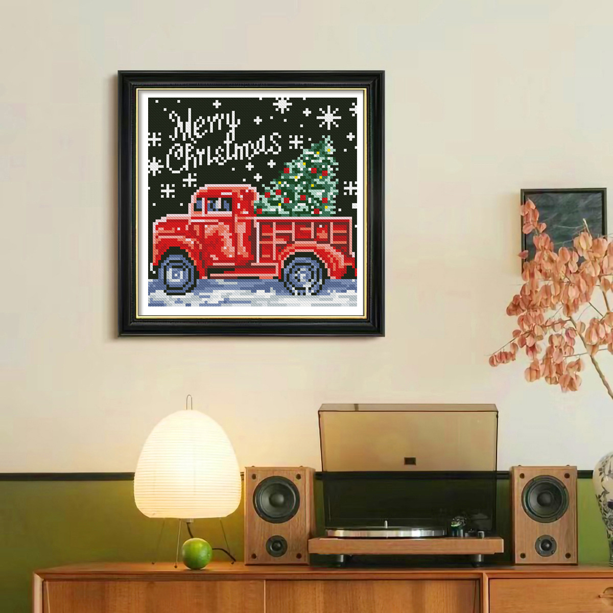 Colección de Pequeños Artículos de Punto de Cruz de 24*24CM, Nuevos Patrones de Punto de Cruz Sencillos para Principiantes 2026, Versión en Inglés