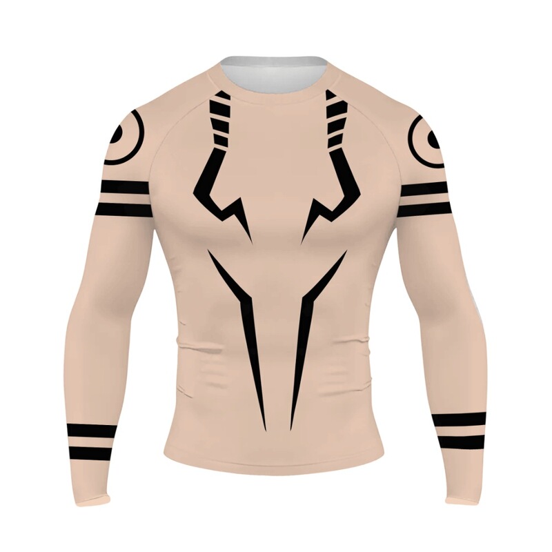 Men's Compression 3D Shirt Soft Rash Guard Fitness Elastic Top T-Shirt Gym Quick Dry Clothes