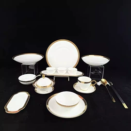 陶瓷杯;酒店摆台;盘