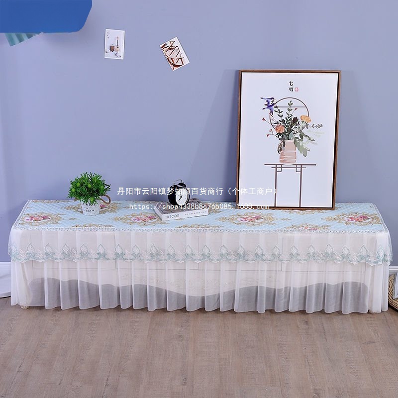 新款电视柜防尘罩套电视机罩长方形客厅桌布防水防滑盖布简约现代