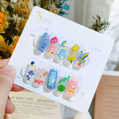 TENSOR new technology 3D nail sticker thin transparent adhesive nail sticker TS-1647