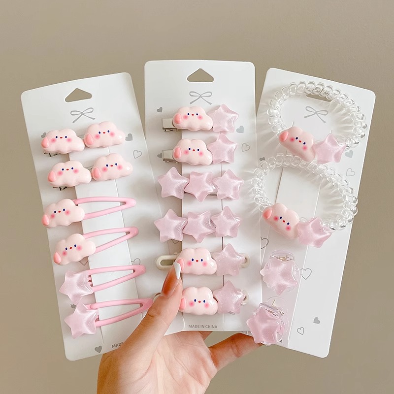 La horquilla rota de la niña clip BB frente lado flequillo lindo clip lateral clip femenino tocado horquilla de La Niña de los niños