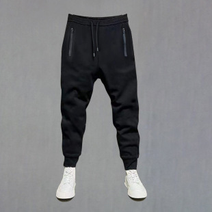 DK2001-DK2042 extra large size sports cotton collection fat men's non-fleece pants autumn and winter