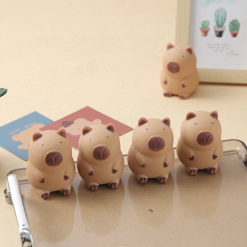 New and Unique Cartoon Flour Capybara Squeeze Toy Tpr Pufferfish Cute Pet Stress Relief Gadget New and Unique Cartoon Flour Capybara Squeeze Toy Tpr Pufferfish Cute Pet Stress Relief Gadget