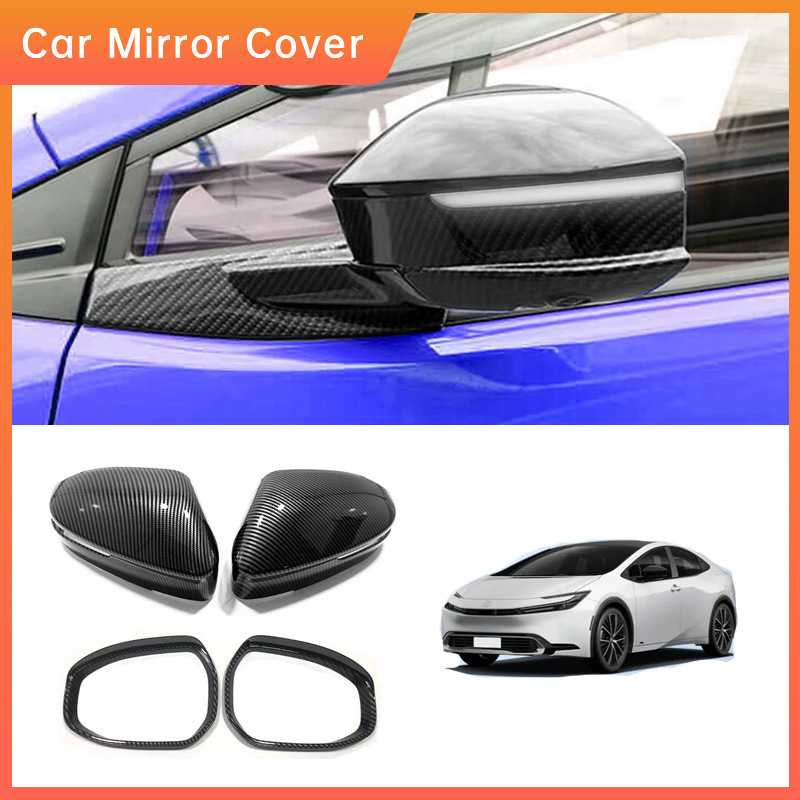 适用23款丰田普锐斯后视镜罩 Prius 60系后视镜雨眉倒车镜雨挡框