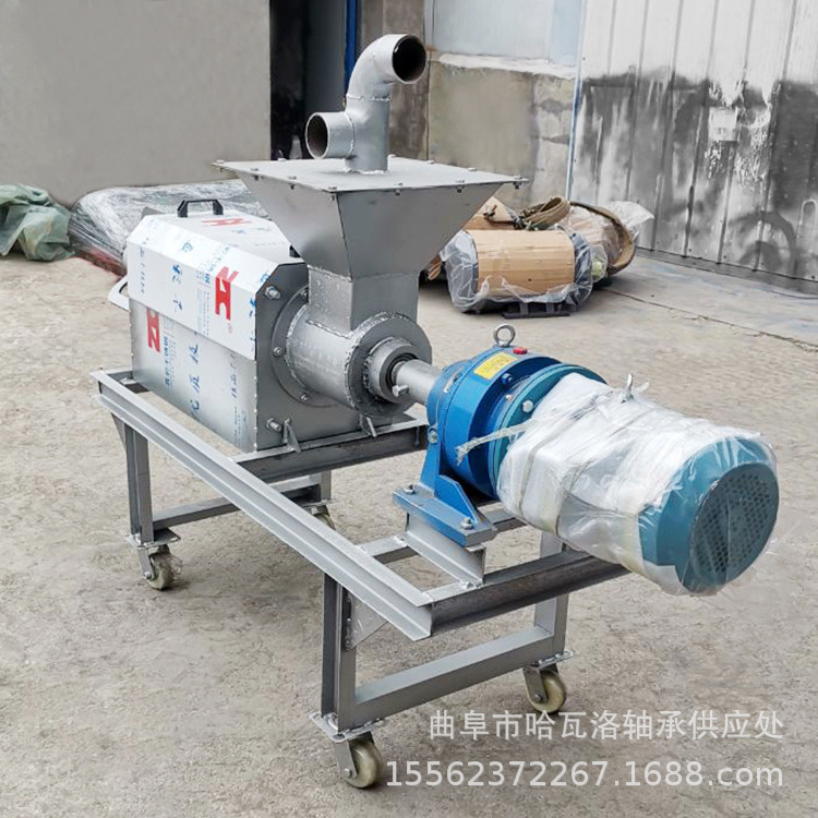畜牧养殖猪粪脱水机 300型粪便干湿分离机 鸡粪便固液脱水机