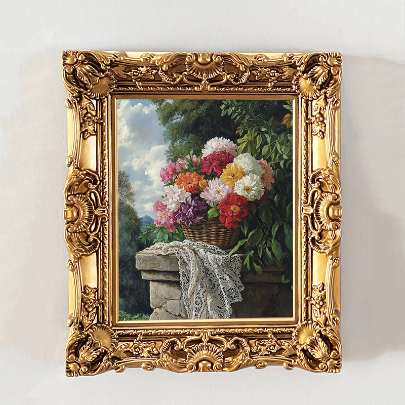 Living Room Decorative Picture Frame American Retro Mural Sofa Background Wall Combination Hanging Picture Frame Creative Photo Frame Decoration