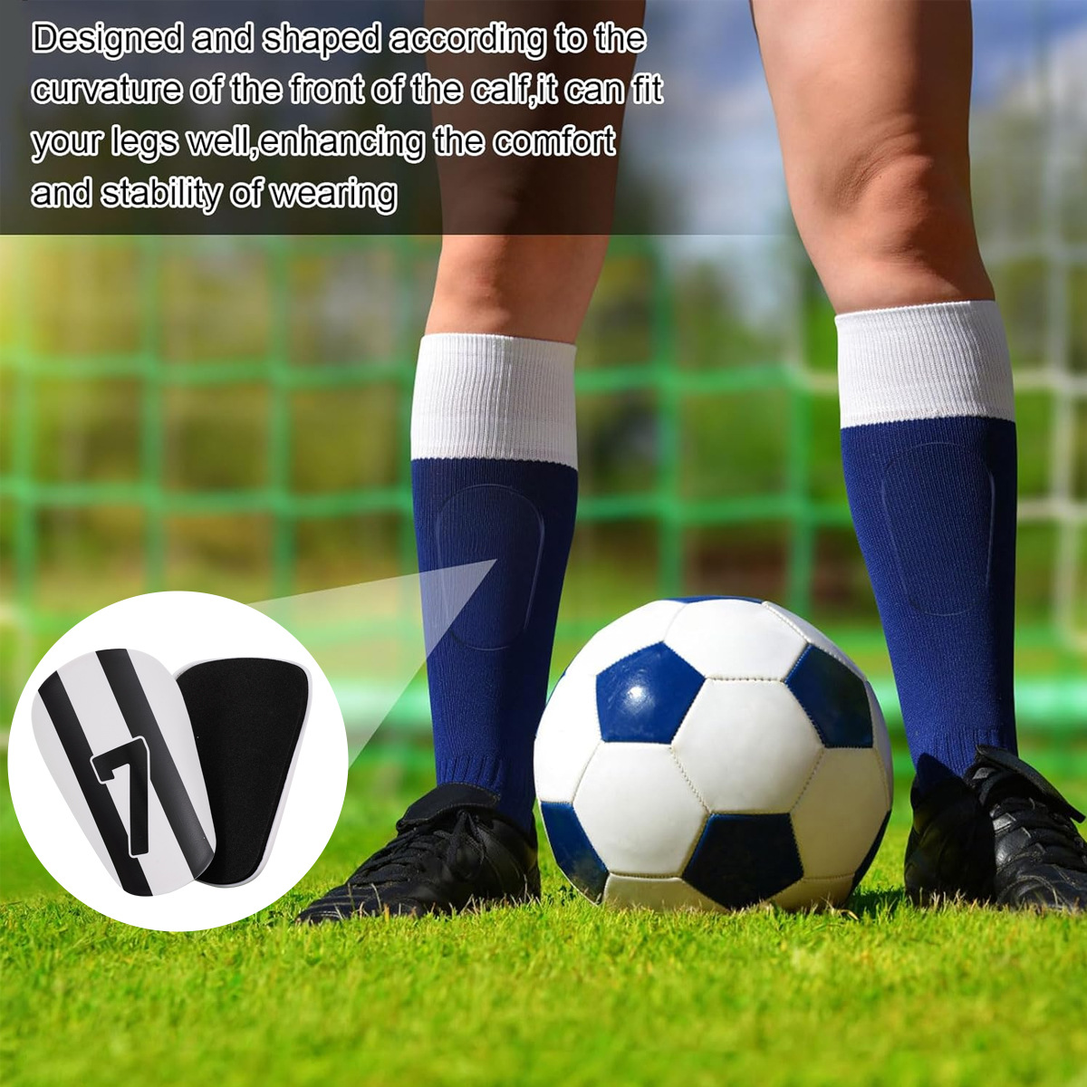 Football Shin Guards Leg Guards Shin Guard Training Solid Knee Pads Anti Collision Insert Shin Guards_voghion.com