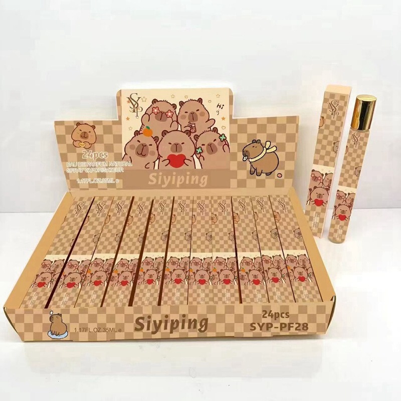 外贸跨境爆款q版男女士香水试管花果香调木质perfumes便携装35ml|undefined