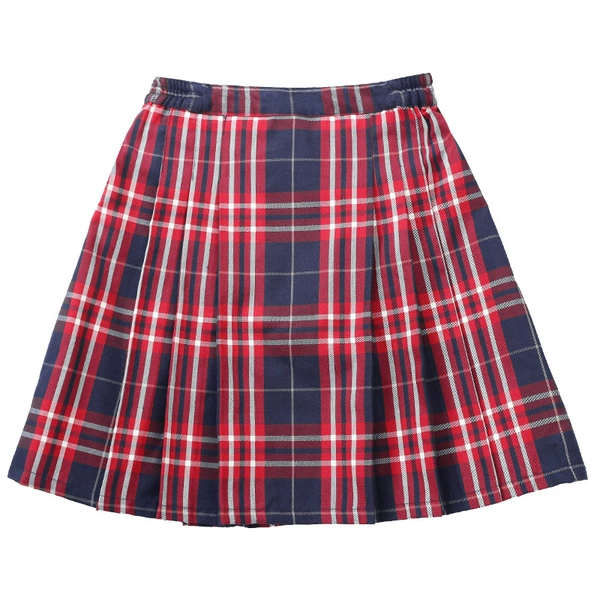 Twelve folding red skirt
