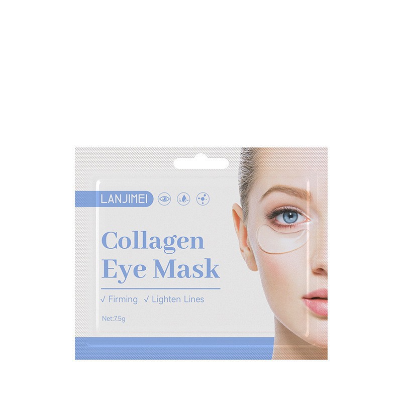 Mascarilla de ojos transfronteriza de colágeno y oro, parche hidratante para ojos con diseño de mariposa, fabricante mayorista para comercio exterior