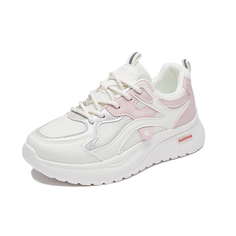Zapatillas Estilo Dad Shoes con Plataforma para Mujer en PU con Aumento de Altura para Uso Diario