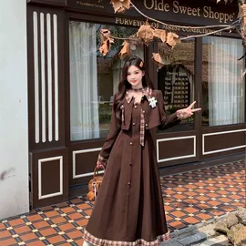 时尚休闲套装;连衣裙;大码休闲套装