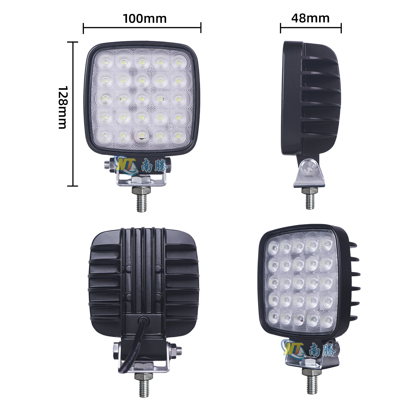 Iluminación de inundación LED carcasa de lámpara de carretilla elevadora carcasa de lámpara de trabajo de automóvil carcasa de lámpara de automóvil accesorios de carcasa de lámpara de automóvil fundida a presión carcasa de lámpara de automóvil