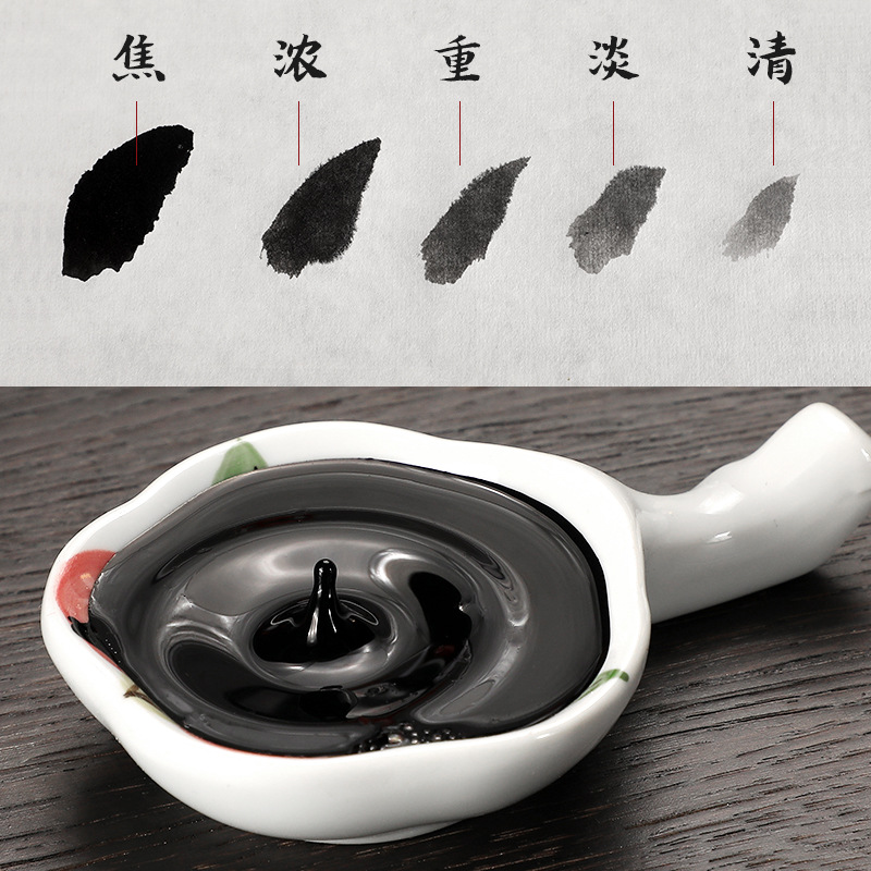 Calligraphy and painting ink calligraphy French painting practice calligraphy painting ink 100g 250g 500g black ink refined oil smoke ink