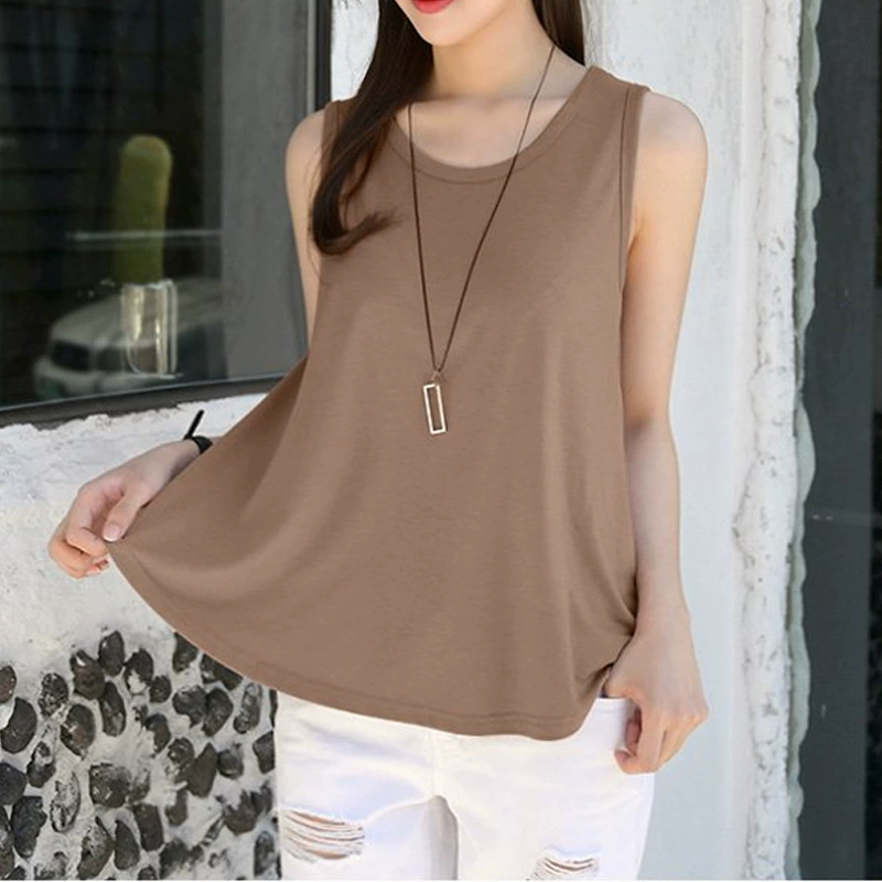 Поколение больших размеров корейского однотонного кроя, Свободный На Бретельках, Женский вязаный базовый жилет, летняя верхняя одежда, куртка без рукавов