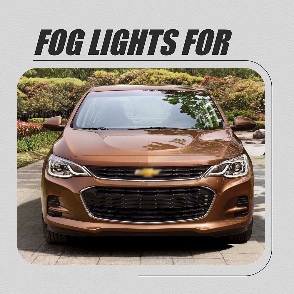 Aplicable a Chevrolet 16 17 18 19 conjunto de lámpara de niebla delantera Covez baja con lámpara de niebla adicional lámpara de barra de conducción