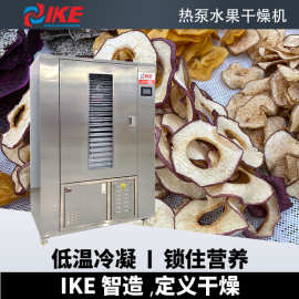 商用100kg水果烘干机热泵干燥中药腊肠水果加工设备出口专用