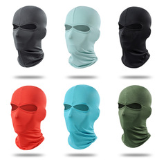 Cycling sun protection mask, outdoor sports equipment, bicycle and motorcycle hood, neck cover, summer ice silk riding mask