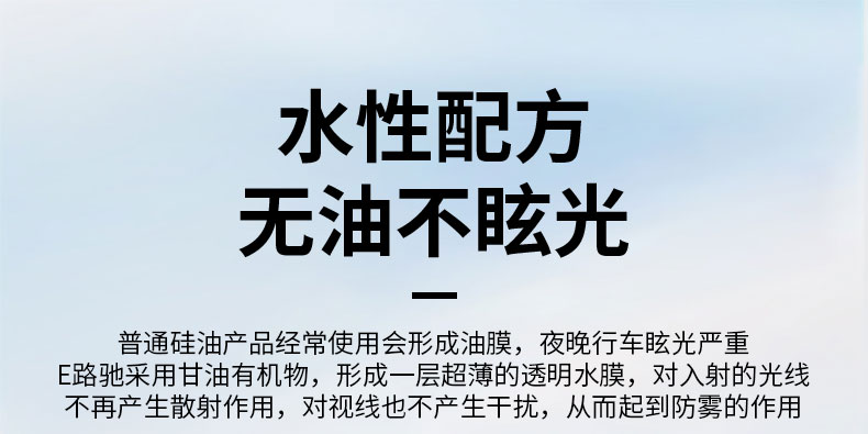 Car tricycle windshield anti-fogging agent car fog window anti-fogging long-term defogging rainproof water-repellent agent