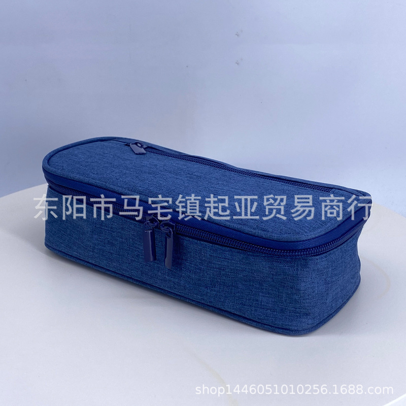 亚马逊新款大容量文具盒笔袋小初高中生学生文具袋高颜值铅笔收纳|undefined