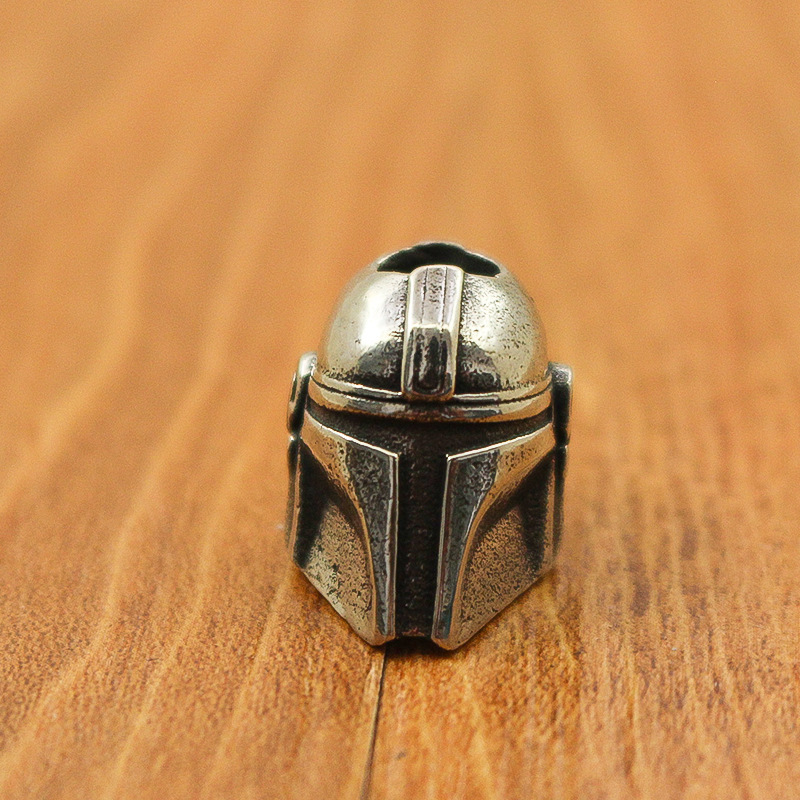 Star Wars pendant bounty hunter battle loss version accessories feitman Dalo human head Boba Feite helmet knife pendant