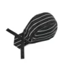 Black and white striped pirate hat