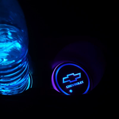 Led Non-Slip Cup Mat Car: Anti-slip mat - chevrolet-single