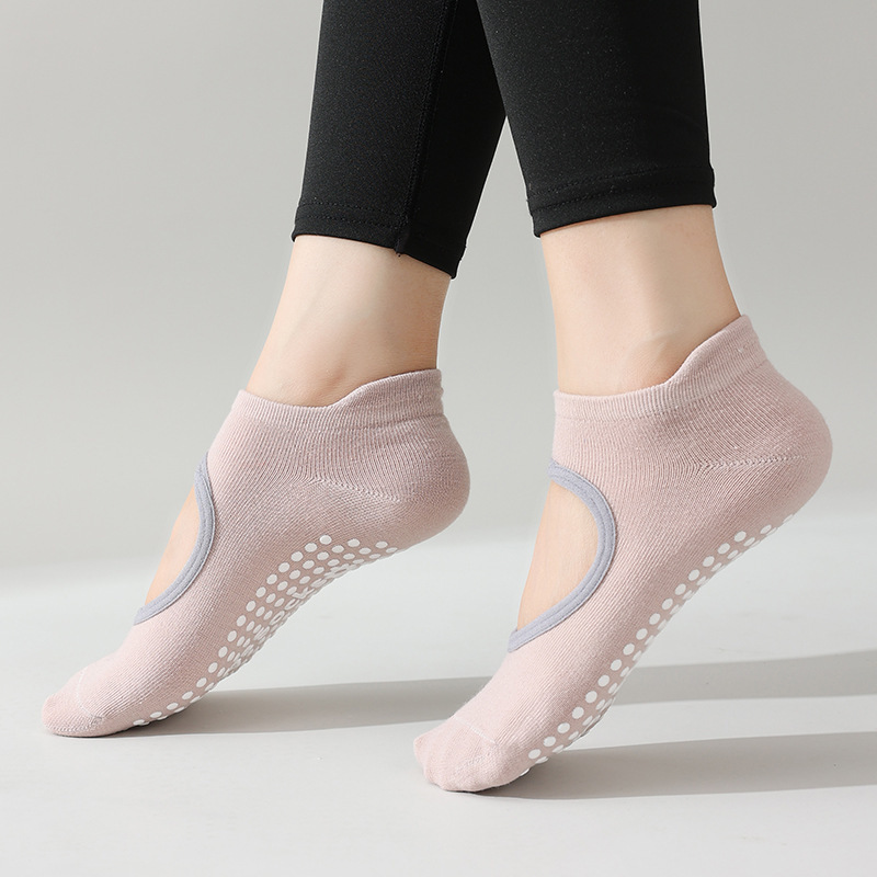 [Entrega el mismo día] Calcetines especiales para yoga y pilates, calcetines de yoga, calcetines deportivos antideslizantes para interiores, para verano