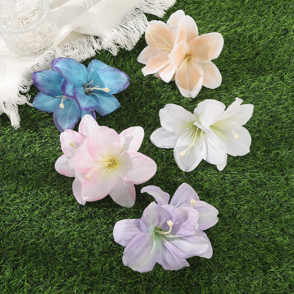 Women's Flower Lady Silk Flower Hair Claws display picture 1
