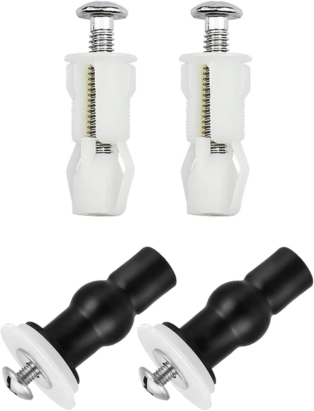 Accesorios de tapa de inodoro transfronterizos directos de fábrica Tornillo de expansión de goma universal Tornillo de expansión de nylon de alta calidad universal