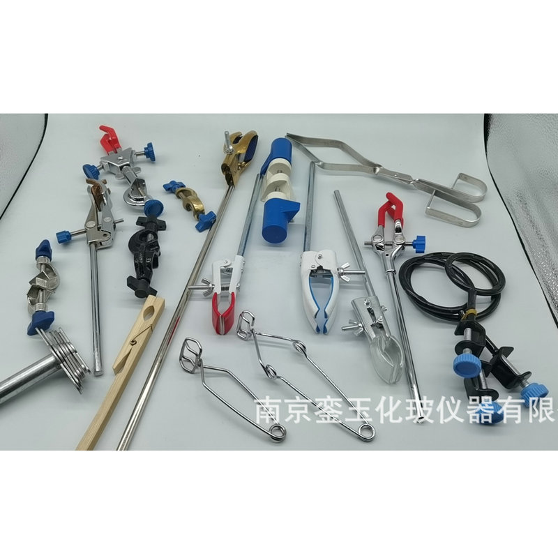 供应实验室铁架台实验用夹固定夹 冷凝管夹 烧瓶夹 试管夹 铁三环