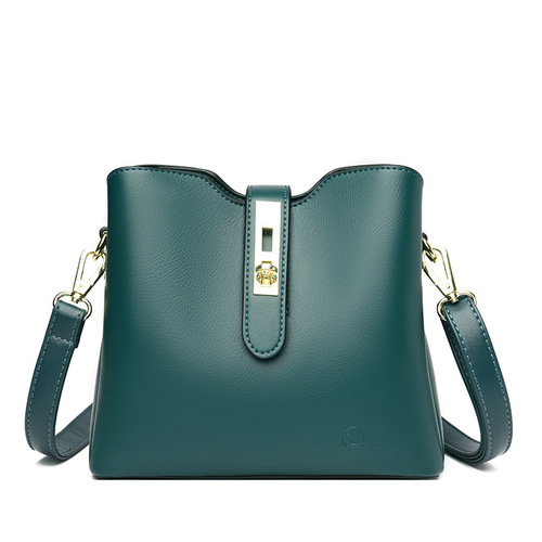 Korean Version Bucket Bag Guinness Kangaroo Brand Multi-layer Women's Bag Shoulder Crossbody Bag Women's Bag High-end Feel Cross-border