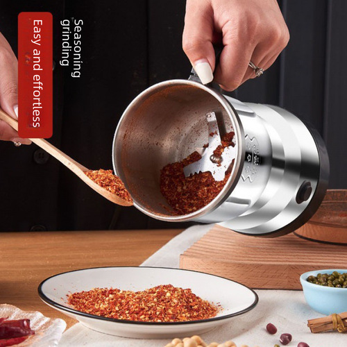 Electric Grinder Household Multi-functional Flour Mill for Grains, Medicinal Herbs, and Fine Coffee Grinder