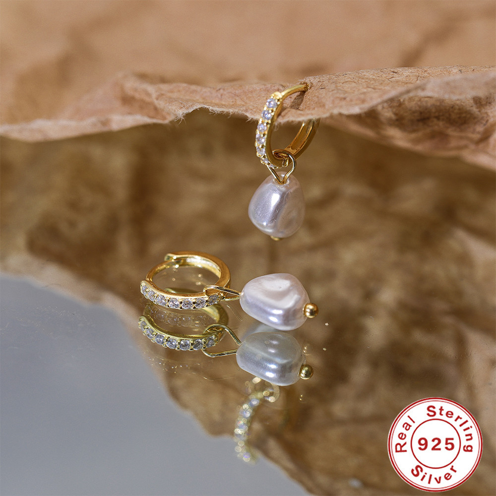 1g Weight 925 Sterling Silver Ear Needle Material 18K Gold Plated Plating Material Drop Earrings Classification 1 Pair Quantity Date, Tea Party Occasion 925 Sterling Silver Material Geometric Pattern All Seasons Season Women's Gender Elegant, Simple Style Style 1 Pair 18K Gold Plated 925 Sterling Silver 925 Sterling Silver Earrings Geometric Drop Earrings 64