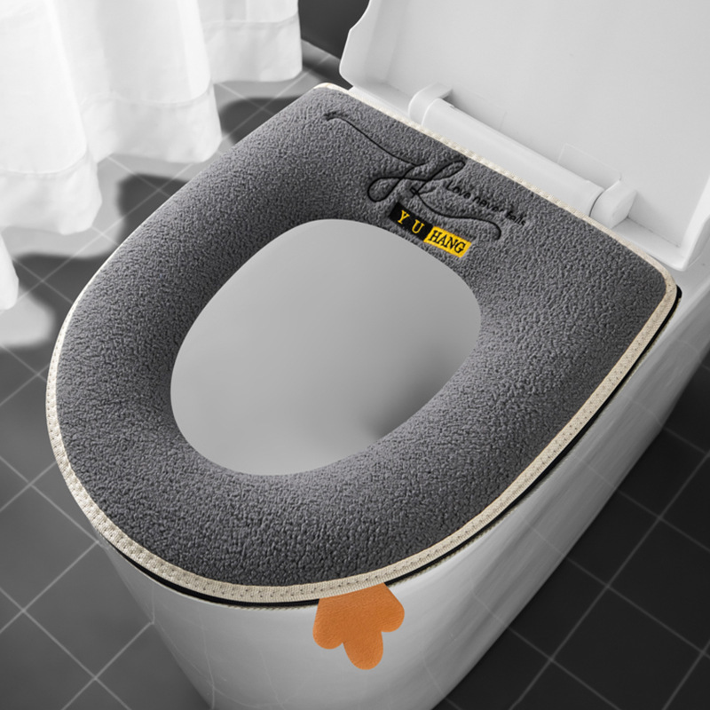 家庭用アニメ防水トイレの座布団を厚くして保温します。|undefined