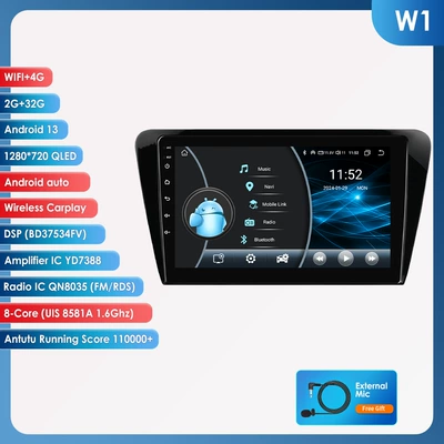 DVD Navigation – applicable to Volkswagen Skoda Ming - 2-32g-wifi-4glte-8581a-carplay-eight-nuclear-10-inch-for-skoda-octavia