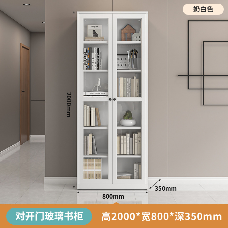 책장-문 유리를 열려면 80*35*200cm
