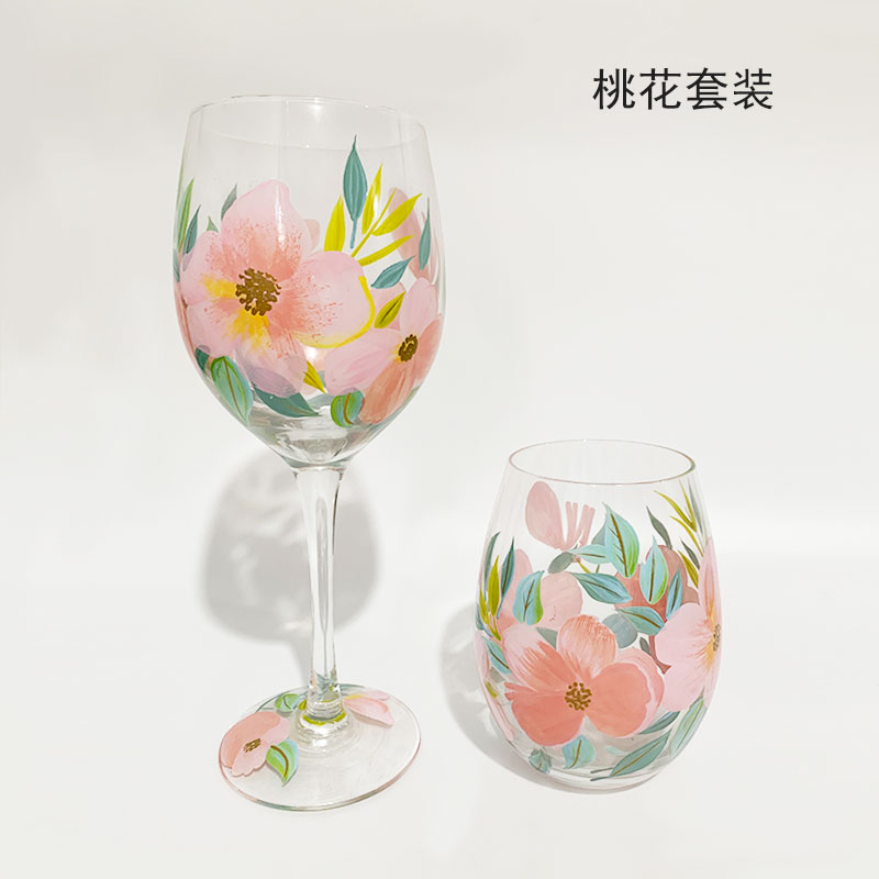 복숭아 꽃 세트