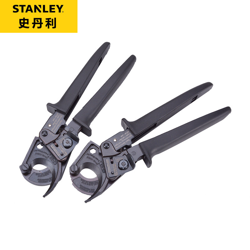 STANLEY/史丹利手动工具棘轮式电缆切割钳电缆剪子STHT73689-8-23